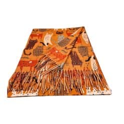 Alternative view of WJ-11 narancssárga cicás sál