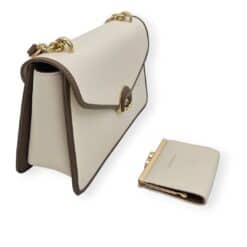 Alternative view of Chrisbella CB2404-beige crossbody táska pénztárcával