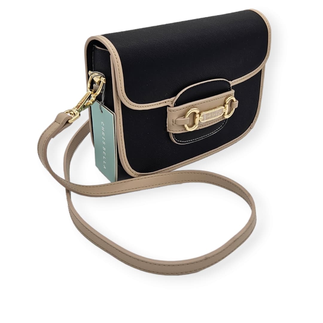 Chrisbella CB2404-1 fekete oldaltáska pénztárcával - Image 2