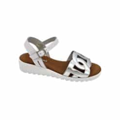 Alternative view of Carla Ricci 2473 Plata/Blanco fehér-ezüst szandál