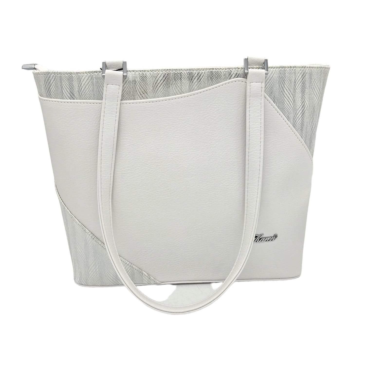 Karen 1522 Edda fehér-ezüst válltáska