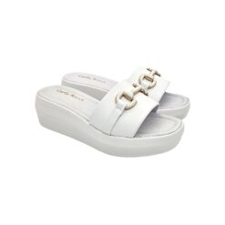 Carla Ricci M-3068-012 fehér papucs