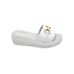 Alternative view of Carla Ricci M-3068-012 fehér papucs