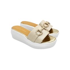 Carla Ricci M-3068-1210 bézs papucs