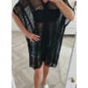 1-705 fekete strand ruha ONE size