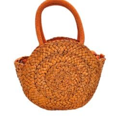F9058 narancssárga szalma kosár