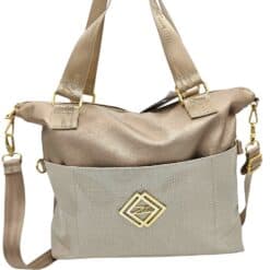 Zellia ZLB 170 arany brw-csillámos válltáska