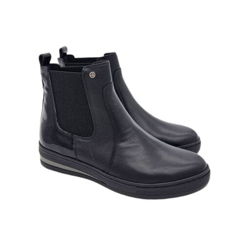 L'art shoes 7861 fekete bokacsizma