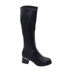 Alternative view of Y9202 fekete hosszú csizma