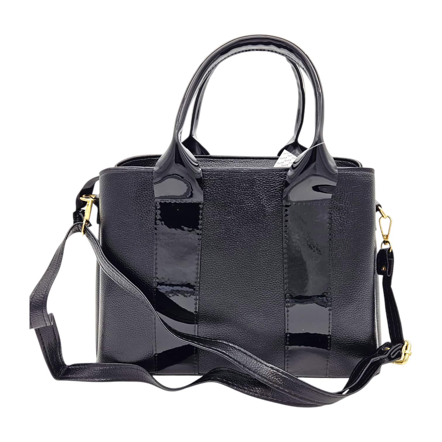 Prestige m373 fekete táska, arany dísz - Image 5