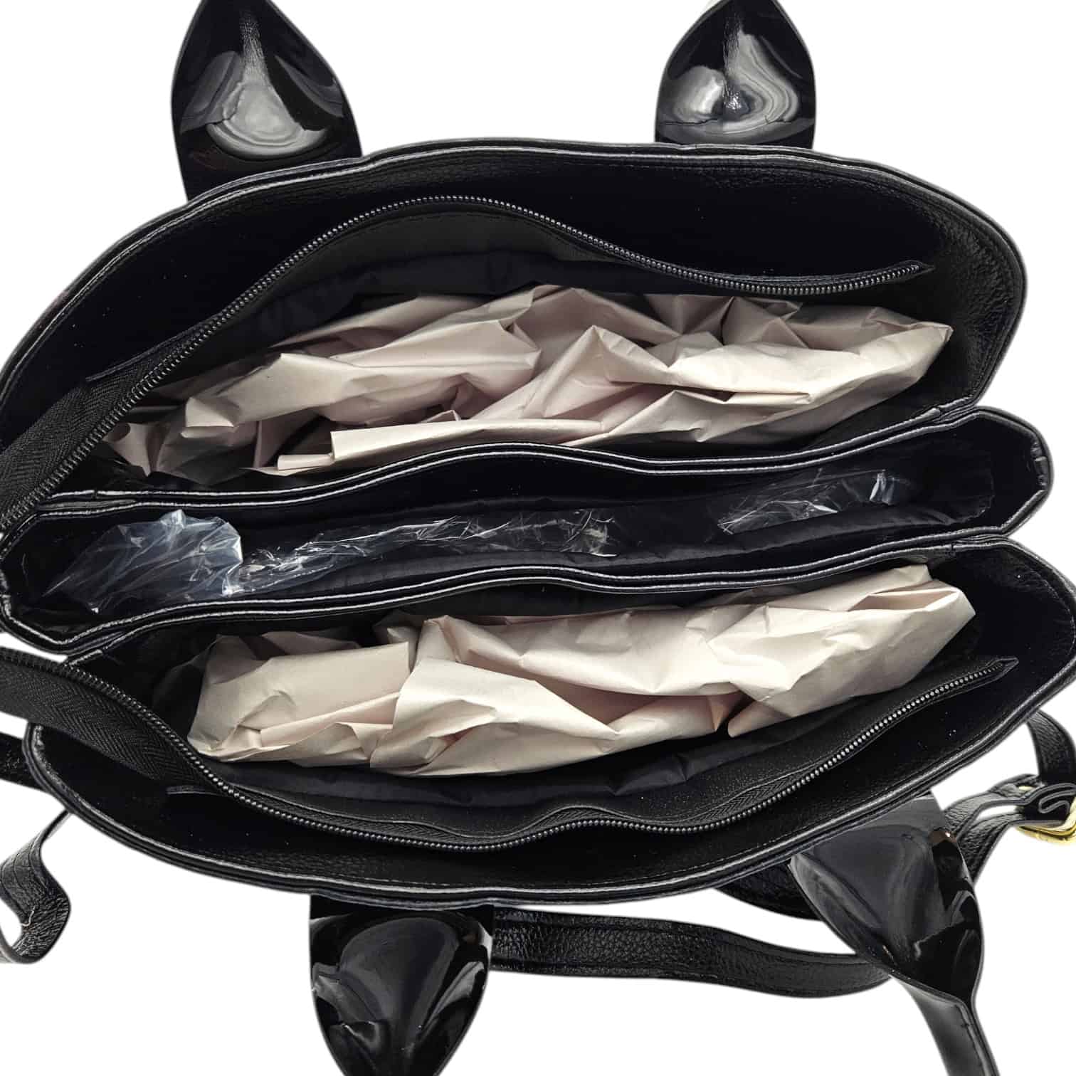 Prestige m373 fekete táska, arany dísz - Image 6