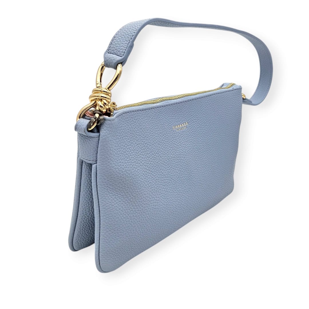 Diana&CO DBS758-1 világoskék válltáska cserélhető vállpánt - Image 3