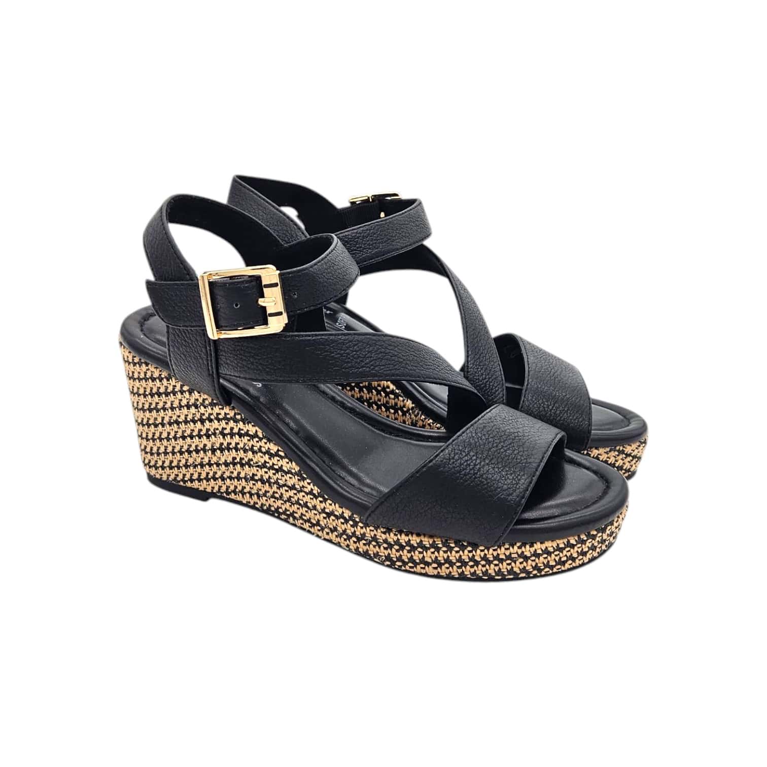 S.Oliver 001 fekete szandál