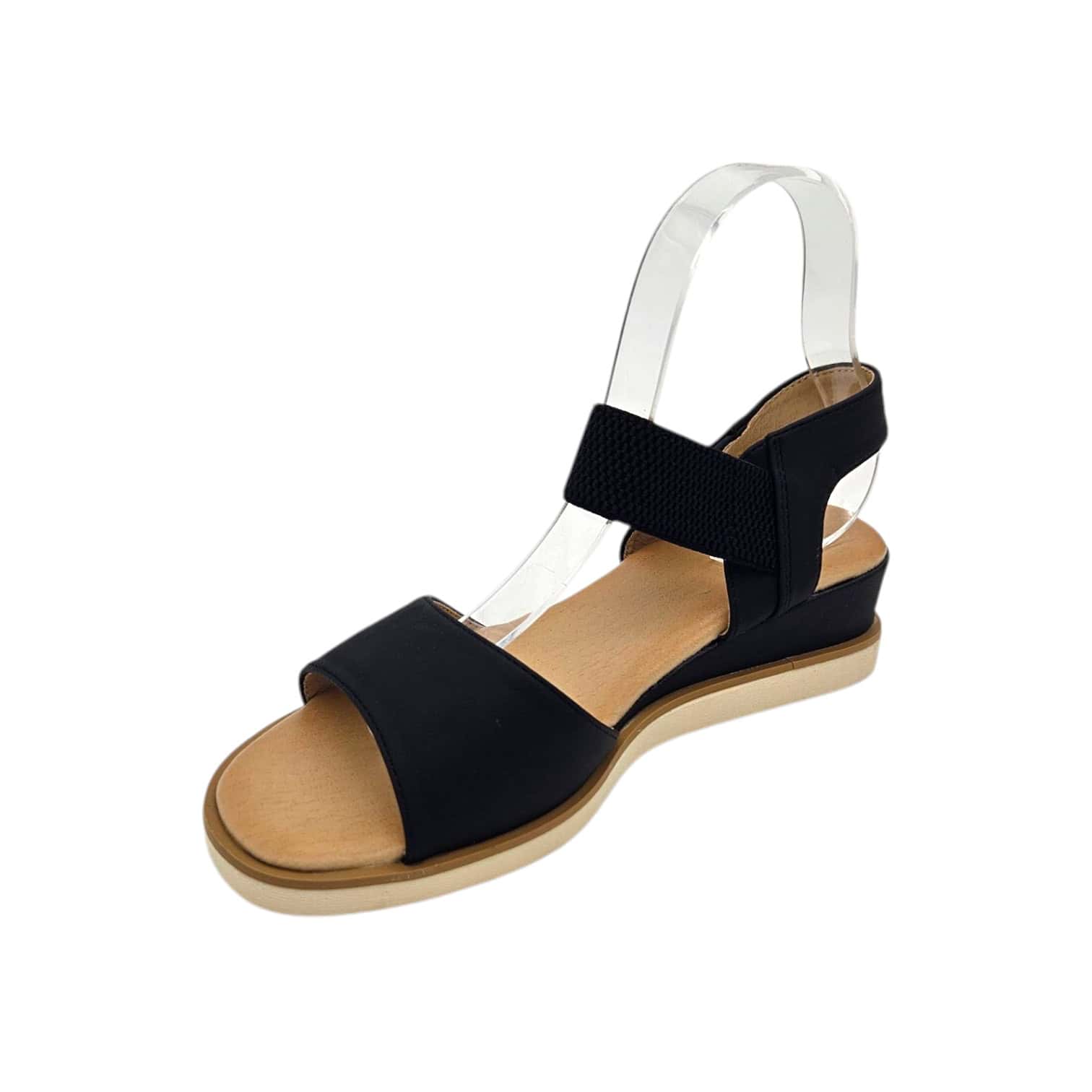 6401-1 fekete szandál - Image 4