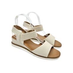 6401-2 bézs szandál