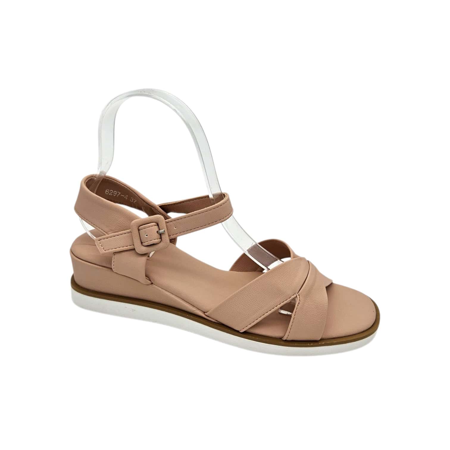 6297-4 nude, púder szandál - Image 2
