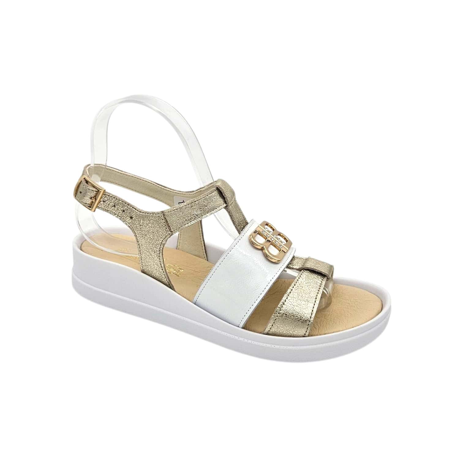 Betty Szandál 25-04-21/ 714 B fehér-arany - Image 2