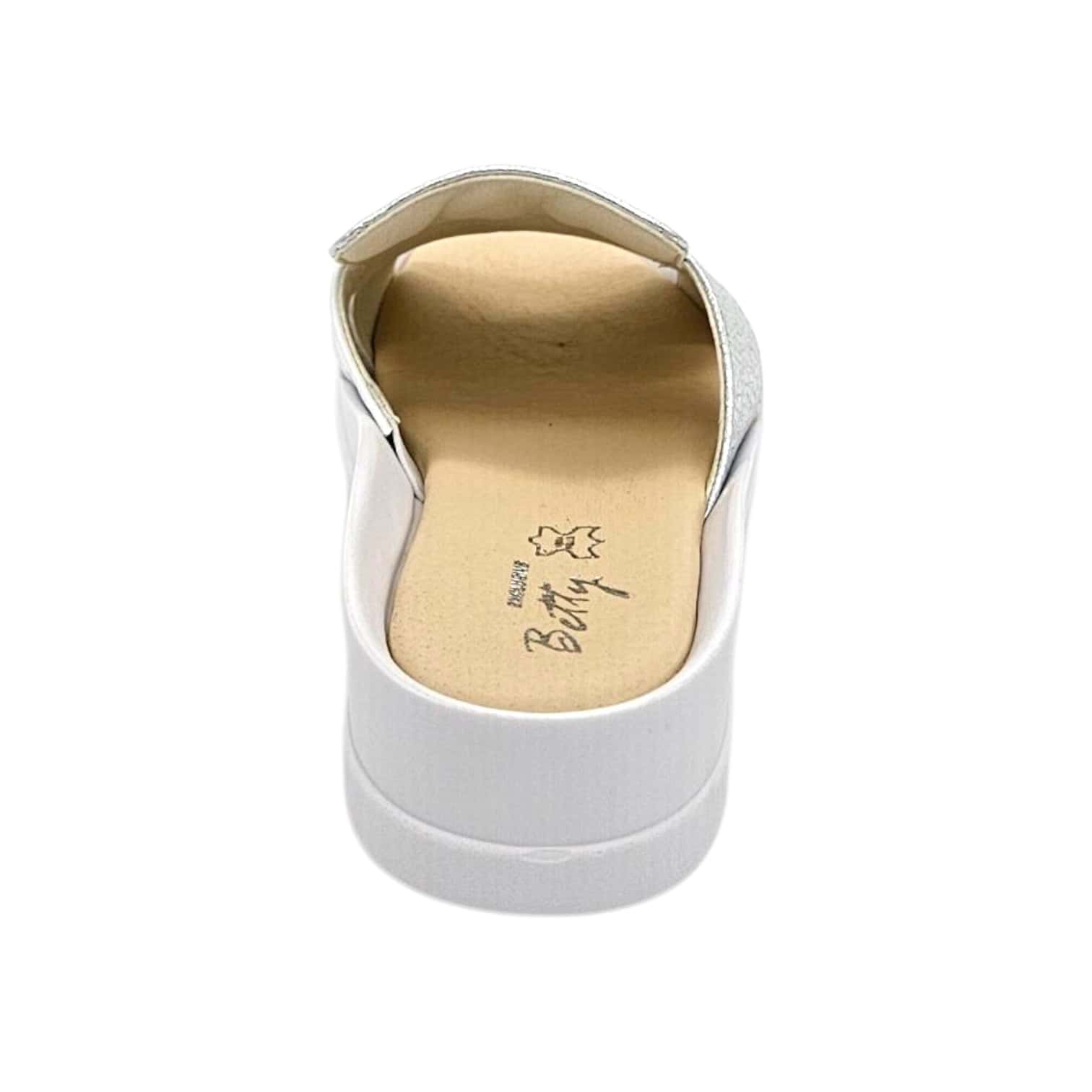 Betty24-20 714 B Papucs Fehér-ezüst - Image 3