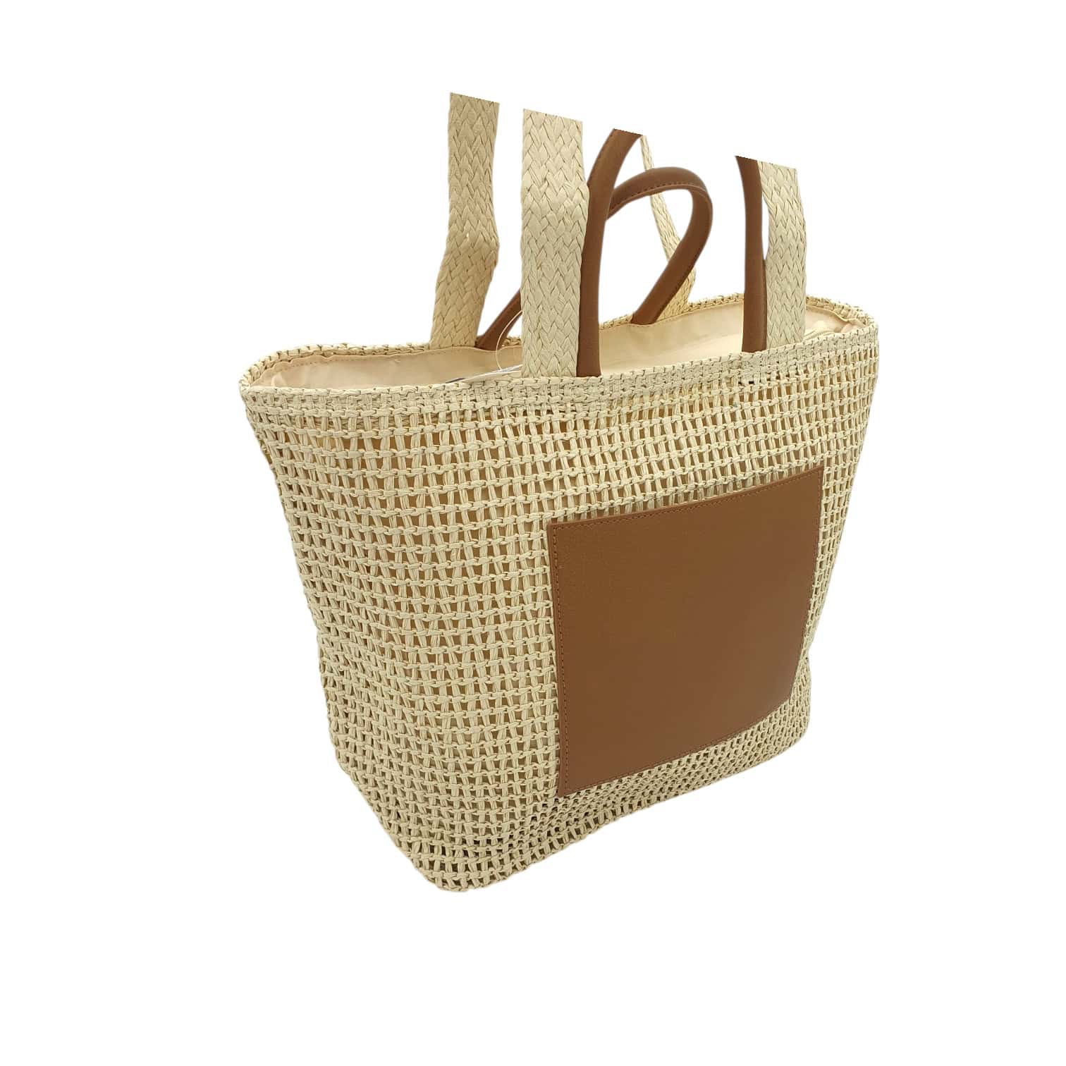 Szalma Kézitáska LS-2013 Beige - Image 2