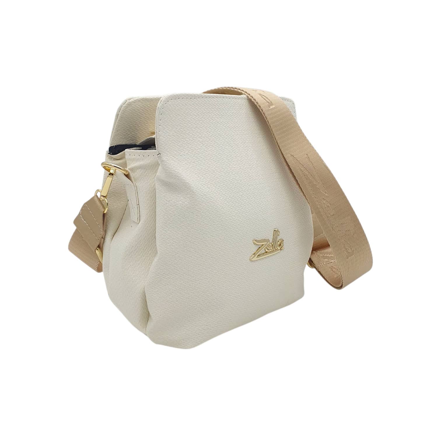 Zellia Oldaltáska 23059 Holo Beige - Image 2