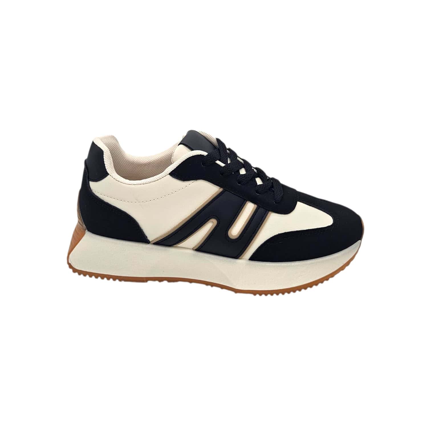 BL593 Sneaker Fekete-bézs - Image 2