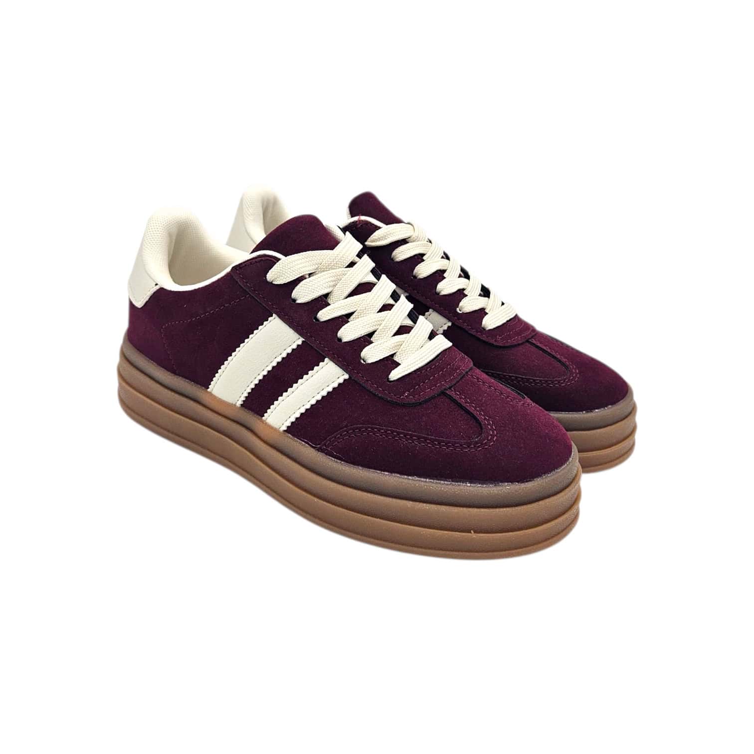 VB1012 Sneaker bordó