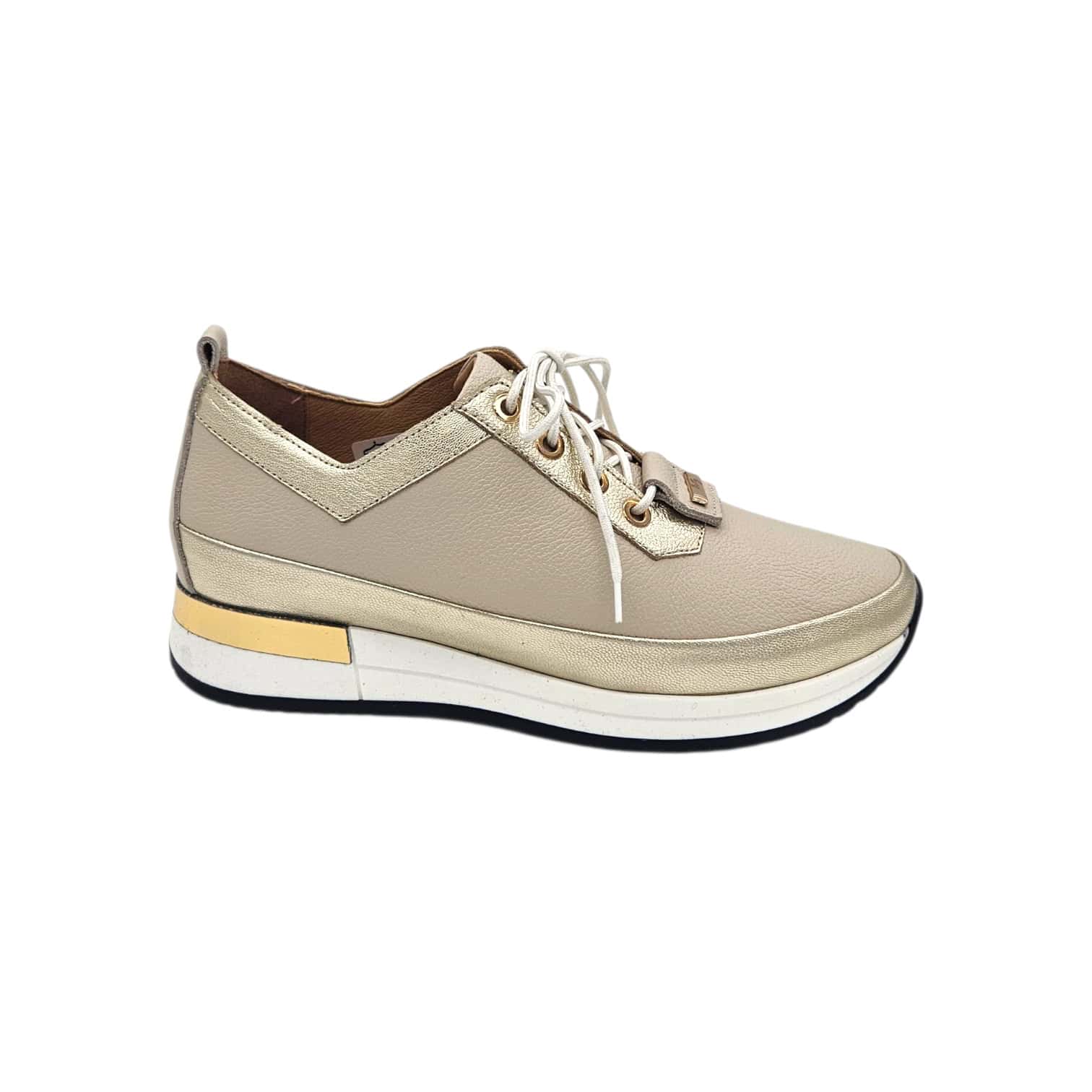 Betty Sneaker 25-06-19/hioba bézs-arany - Image 2
