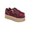 6612 Sneaker bordó