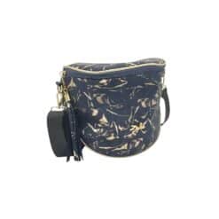 Alternative view of Zellia Oldaltáska ZLB12 Sötét kék-Arany-Leaf