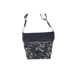 Zellia Válltáska 21037 Fekete-Leaf