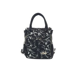 Zellia Női hátitáska 24122 Fekete-Leaf