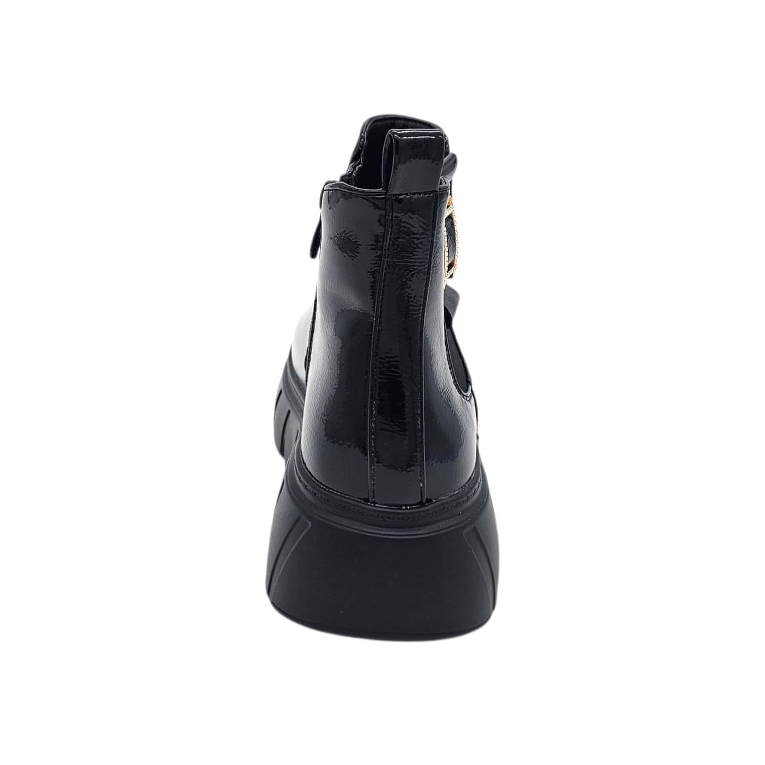 H-246 bokacsizma fekete lakk - Image 3