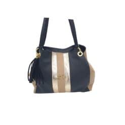 Zellia Válltáska 24077 Fekete-Taupe-Arany