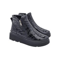 Carla Ricci bokacsizma 773 1925 fekete lakk