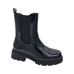 Alternative view of HBL-169 bokacsizma fekete lakk