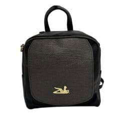 Zellia Női hátitáska 25195 Fekete-Bronz-Groove