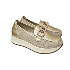 YEHJ-396 Slipon bézs-arany