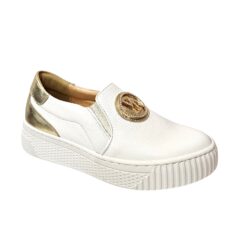 Alternative view of Via Roma Slipon 8330 578/818 fehér-arany