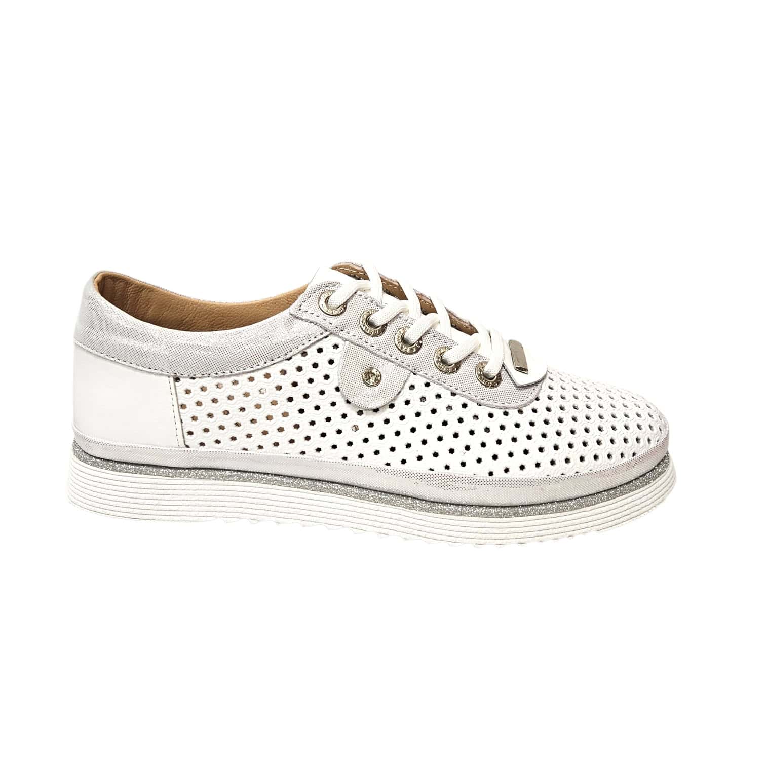 Via Roma Sneaker 021 38 04-93 ezüst - Image 2
