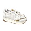 Via Roma Sneaker 082 7719 18-181 fehér-arany