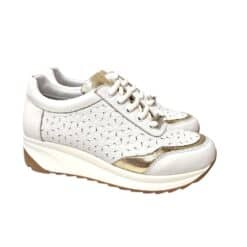 Via Roma Sneaker 082 7719 18-181 fehér-arany