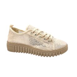 Alternative view of 9065-3 Sneaker bézs csipke