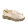 9063-3 Slipon bézs csipke