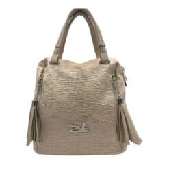 Zellia Női hátitáska 24180 Beige-Arany-Groove