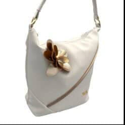 Alternative view of Zellia Válltáska 333x Fehér- Arany virág