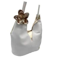 Alternative view of Zellia Válltáska 406x Fehér-Arany Virág