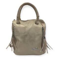 Zellia Női hátitáska 25180 Beige-Arany-Monaco