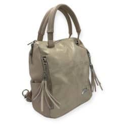 Alternative view of Zellia Női hátitáska 25180 Beige-Arany-Monaco