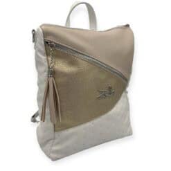 Alternative view of Zellia Női hátitáska 23137 Fehér-Arany-Beige-SS