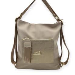 Zellia 2in1 Válltáska 19010 Beige-Arany-Ch